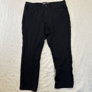 Not Your Daughter's Jeans NYDJ Black Pants Lift Tuck Technology 14P READ